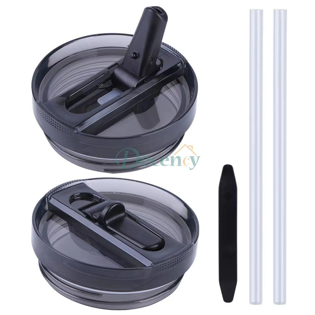 3Pcs 40oz Stanley Tumbler Flip Straw , Lid , Handle Water Proof