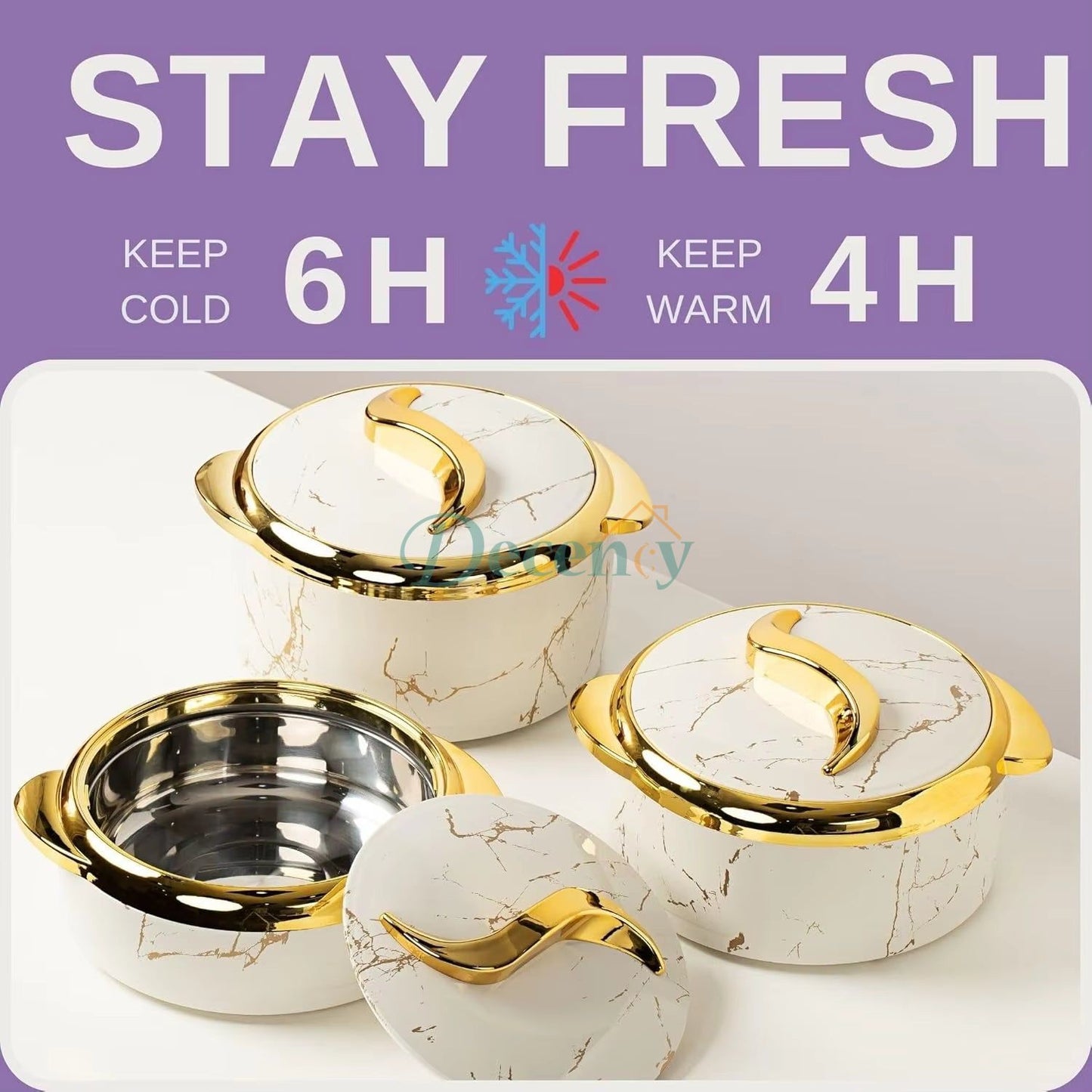3 Piece Insulated Casserole Hot Pot