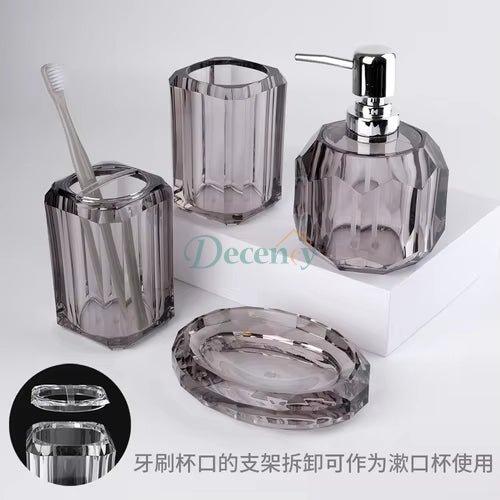 4pcs Bathroom Vanity Countertop Accessories