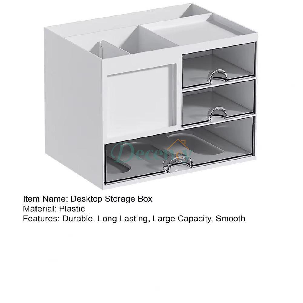 Desktop Organizer Drawer Box With Pen Holder