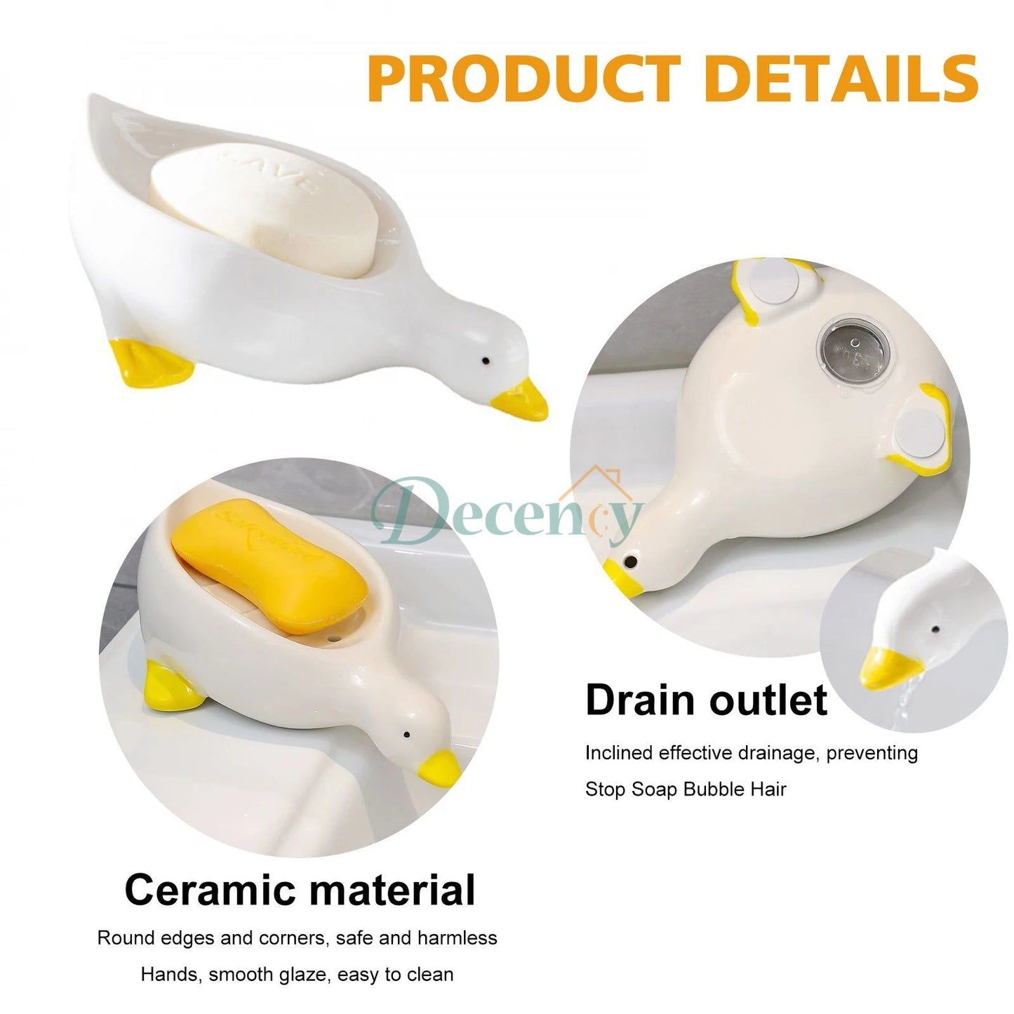 Duck Shape Soap Holder