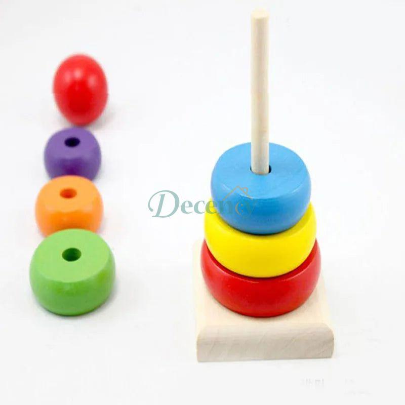 Wooden Stacking Rings Toy