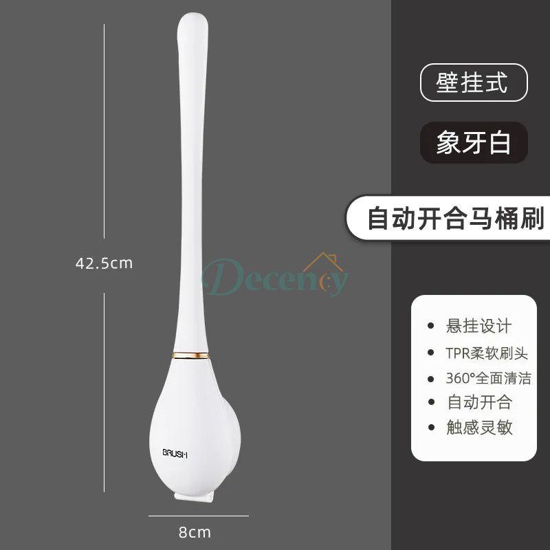 Silicone Toilet Brush with Holder Set