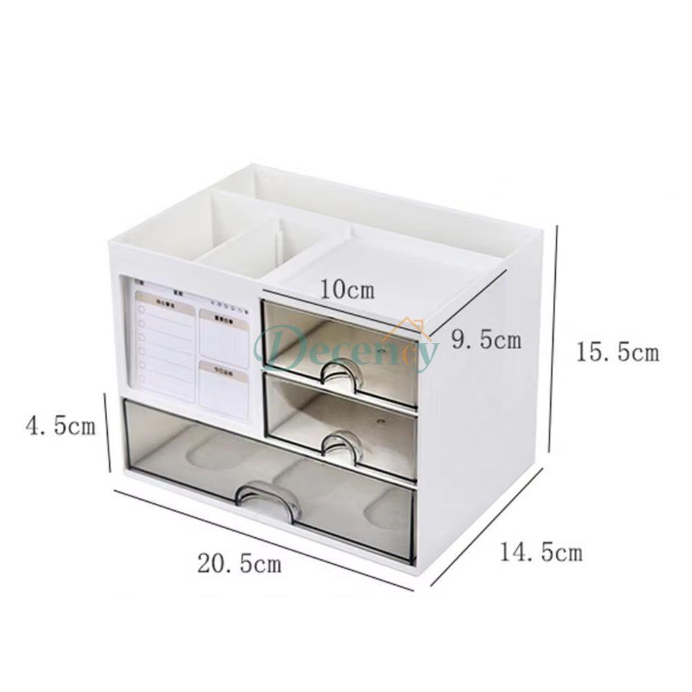 Desktop Organizer Drawer Box With Pen Holder