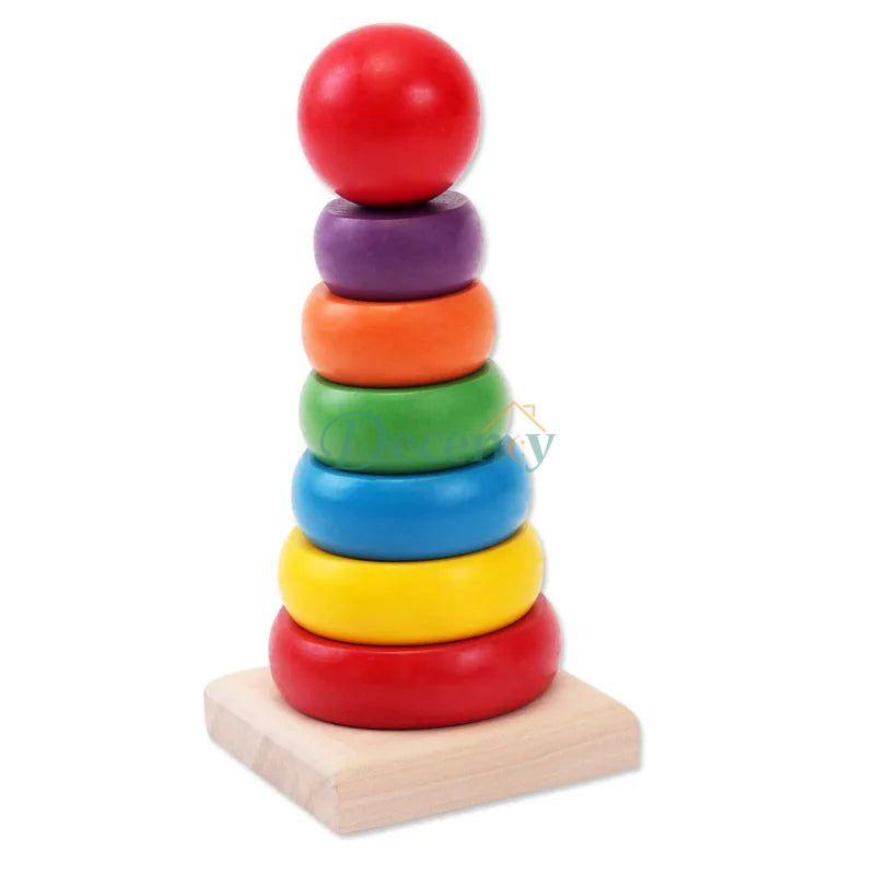 Wooden Stacking Rings Toy