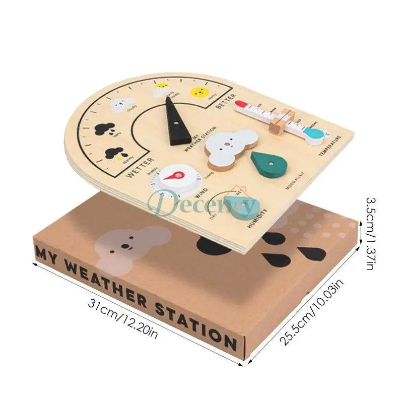 Educational Wooden Weather Board