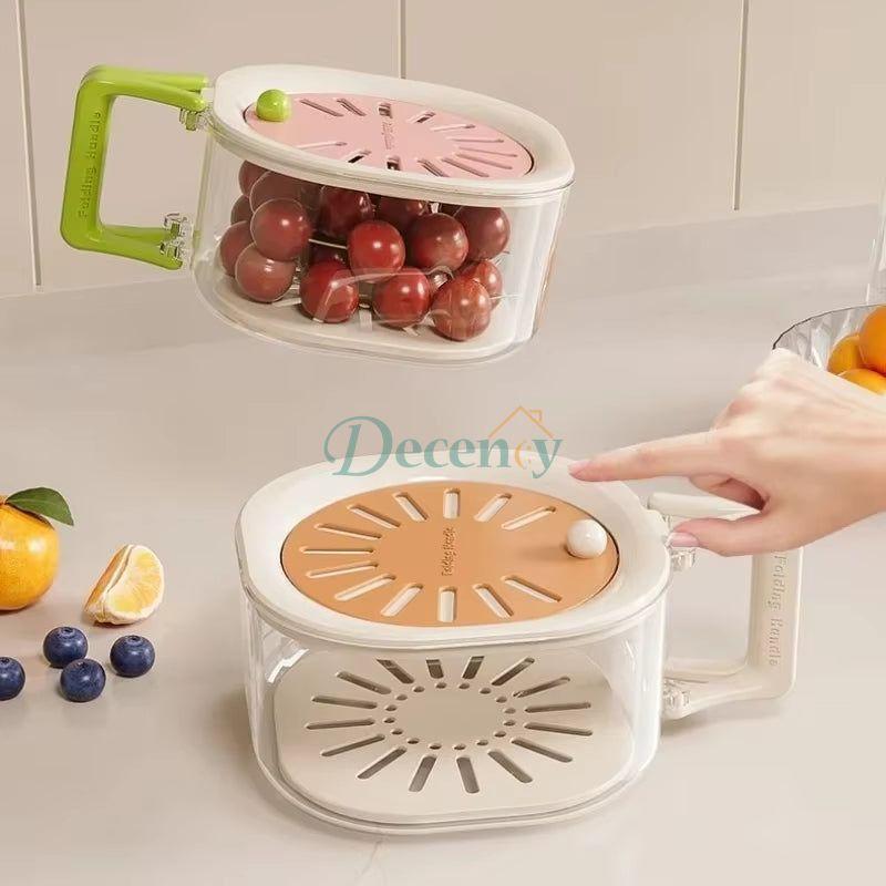 Multi-functional Fruit and Vegetable Washing Bowl With Strainer