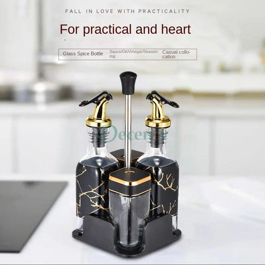 Luxury Glass Spice Jar Set