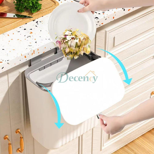 Wall Mount Trash Can Smart Storage Cabinet Bucket