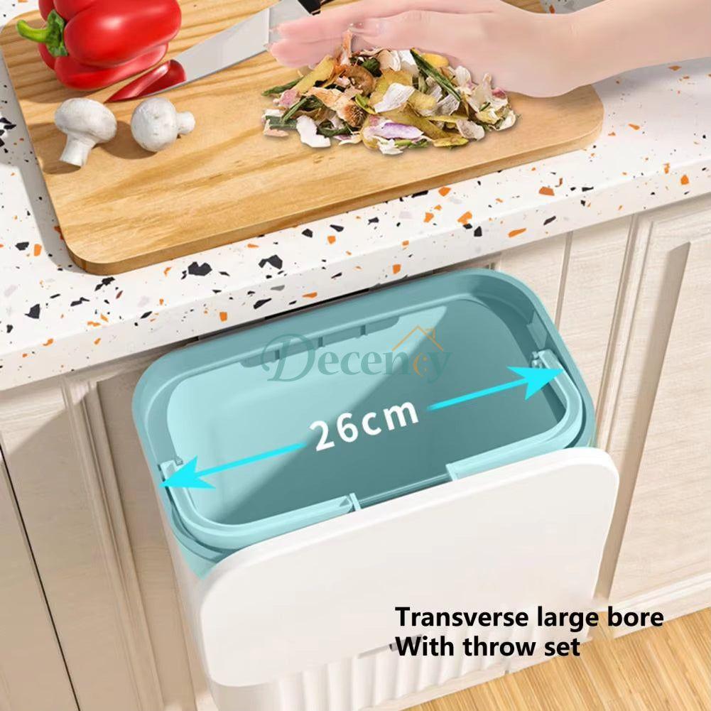 Wall Mount Trash Can Smart Storage Cabinet Bucket