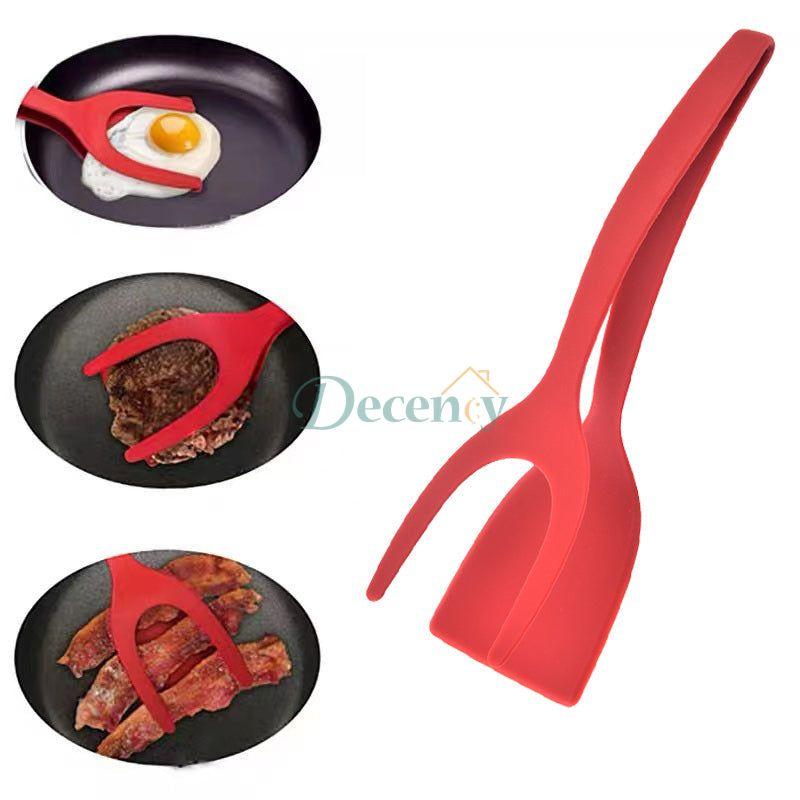 2 in 1 Grip and Flip Spatula Tong