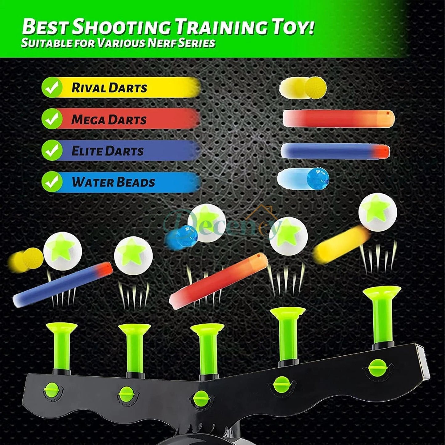 Electric hover shot target practice toys - Decency