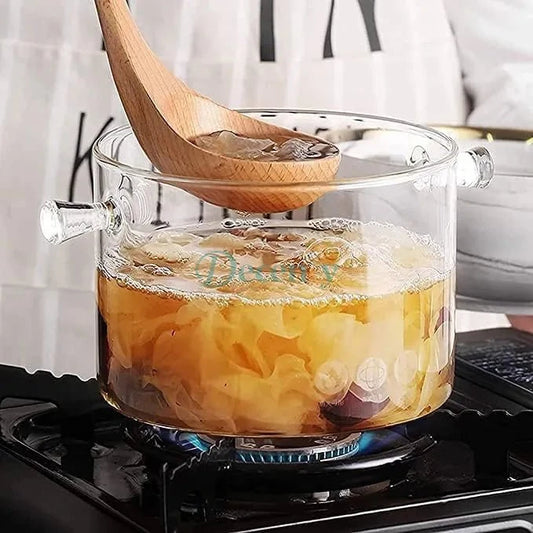 Clear Glass Soup Pot (1900ML)