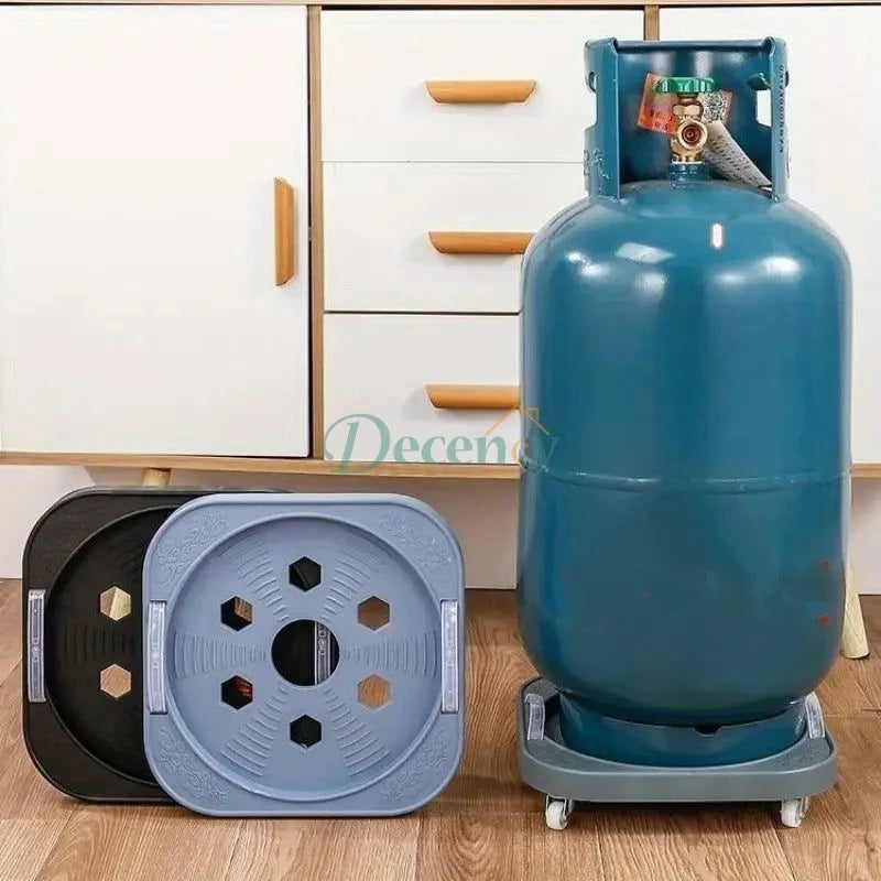 Heavy-Duty Plastic Gas Cylinder Trolley – Easy Mobility & Sturdy Support