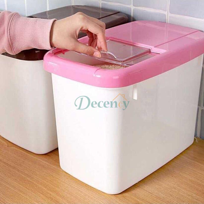10kg Rice Storage Box Grain Cereal - Decency