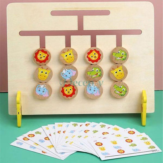 Wooden Animal Logic Game