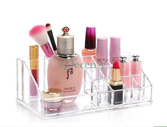 Makeup organizer, Acrylic Makeup Stand, Cosmetics Organizer, Lipsticks Organizer, Makeup Brush Holder, Brush Organizer - Decency