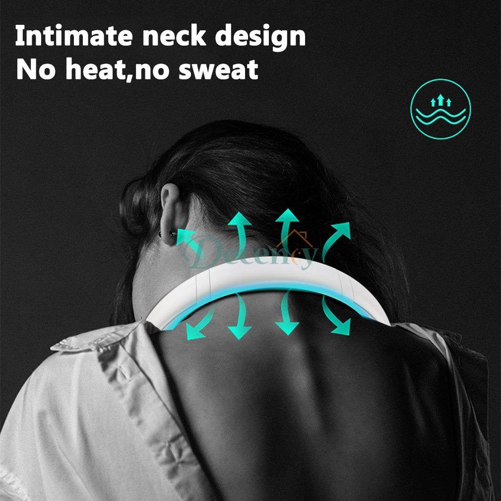 Portable Neck Fan Bladeless Fan with 3 Mode Speed - Decency