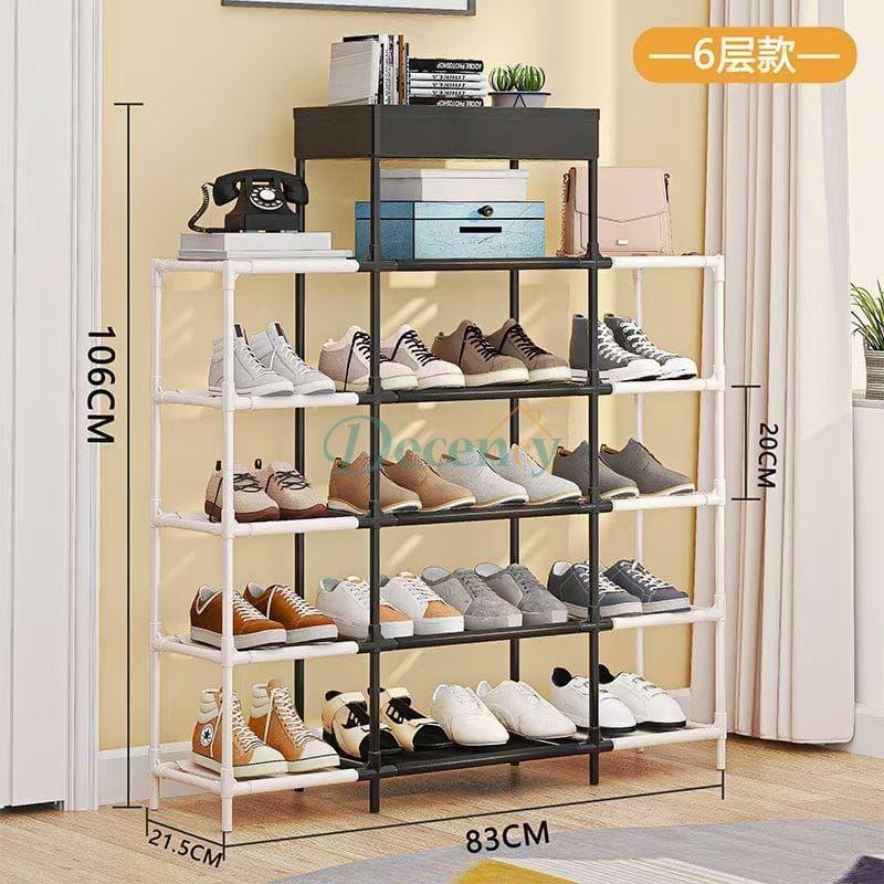 6 Layer Shelf Shoes Rack Metal - Decency