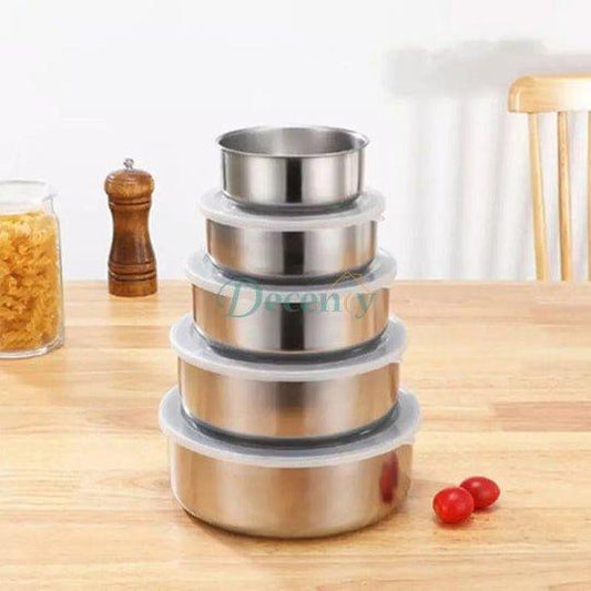 5pcs Stainless Steel Bowl Set