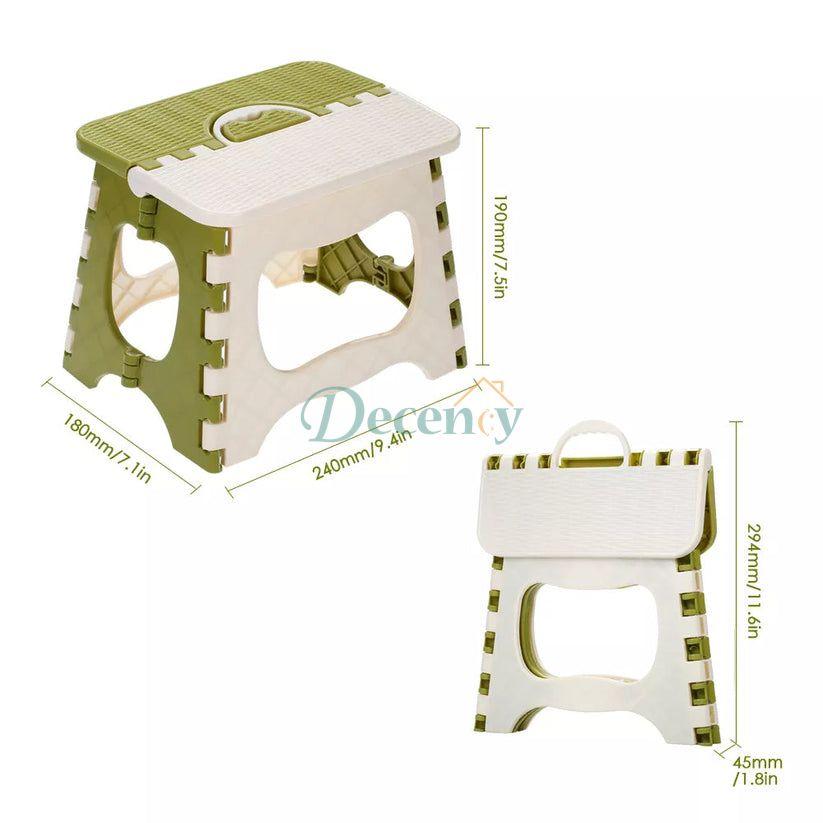 Folding Plastic Stool For KIDS (6 Inches Height) - Decency