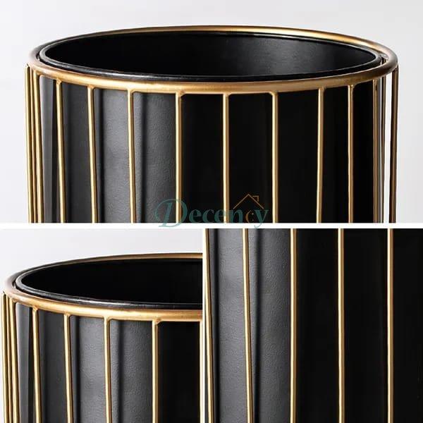 1Pc Iron Flower Pot Plant Stand With Flower