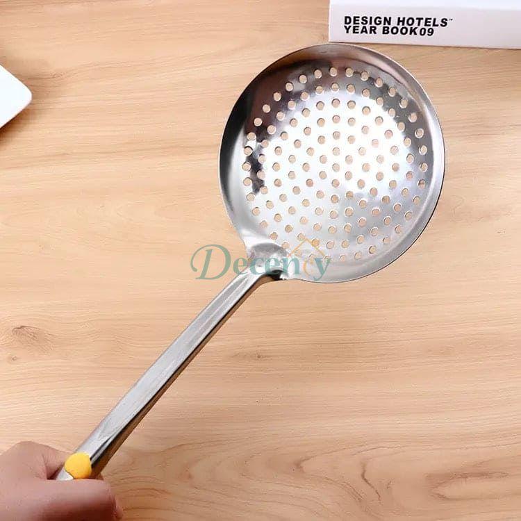 Stainless Steel Long Handle Strainer Colander
