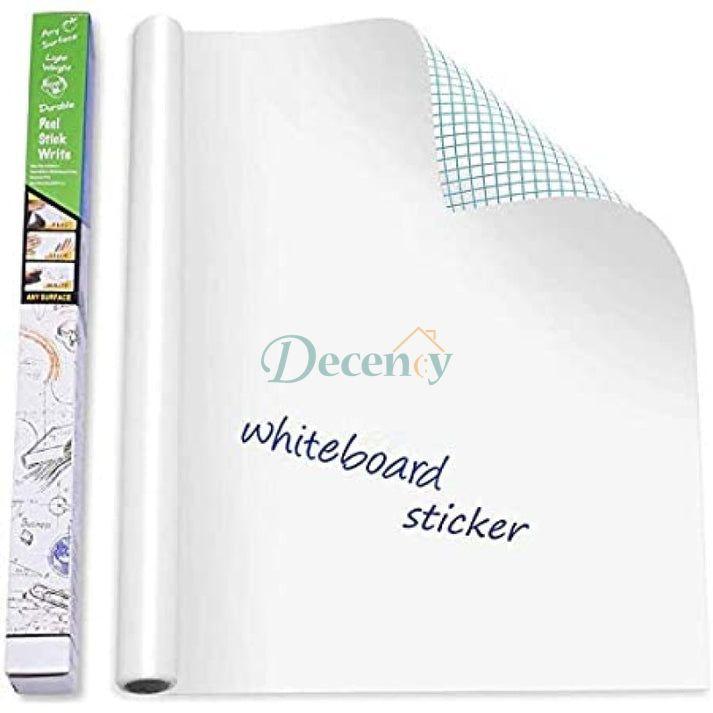 Whiteboard Self Adhesive Wallpaper Sticker For Kids With Marker 60 X 200 Cm - Decency