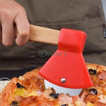 Bamboo Handle Pizza Cutter