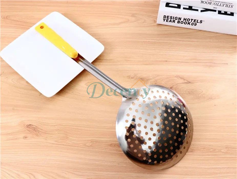 Stainless Steel Long Handle Strainer Colander