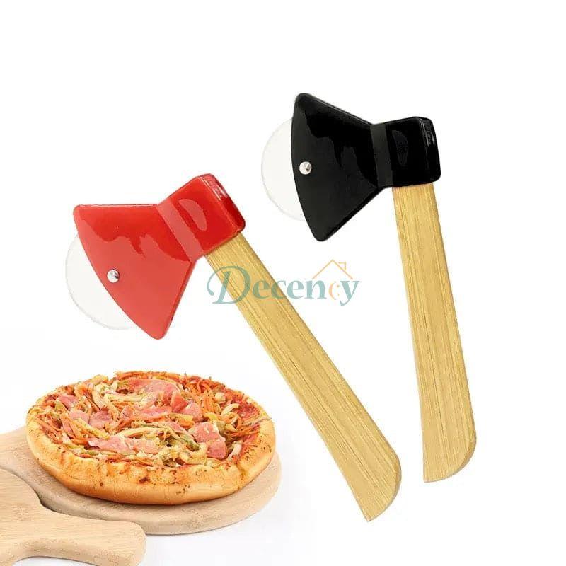 Bamboo Handle Pizza Cutter