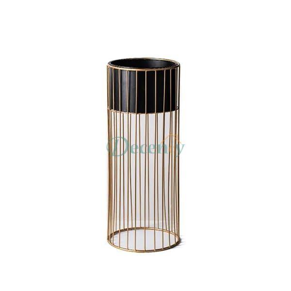 1Pc Iron Flower Pot Plant Stand With Flower