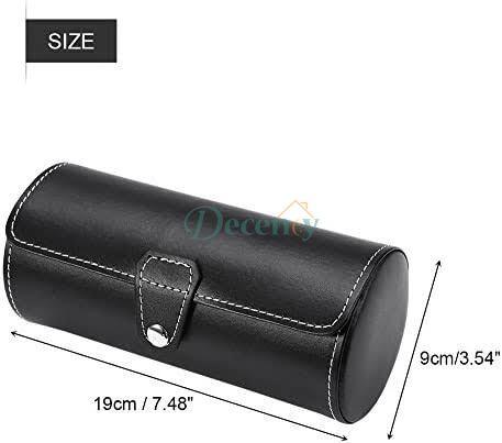 3 Slot Leather Watch Box - Decency