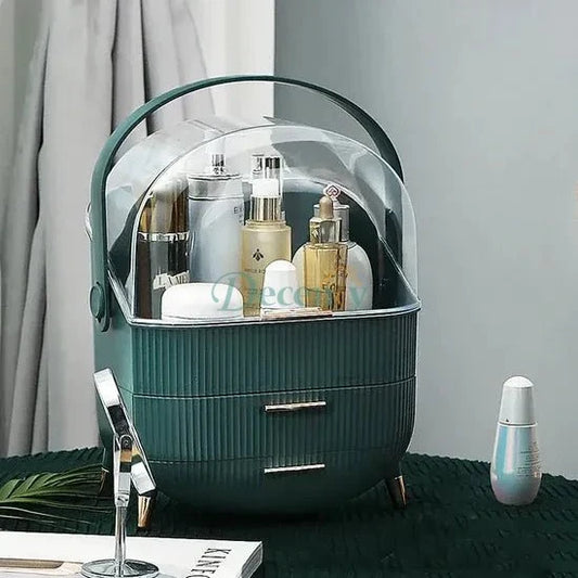 Cute Makeup Cosmetics Organizer Box with Drawers