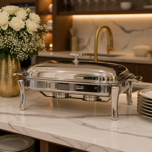 3L Rectangular Stainless Steel Serving Chafing Dish