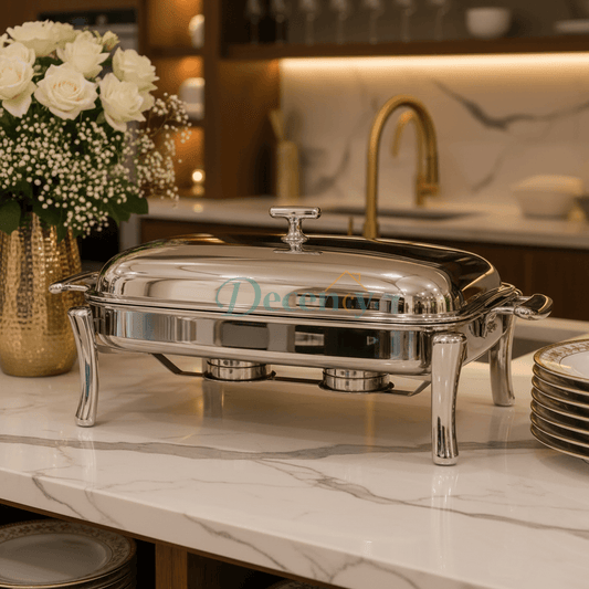 3L Rectangular Stainless Steel Serving Chafing Dish