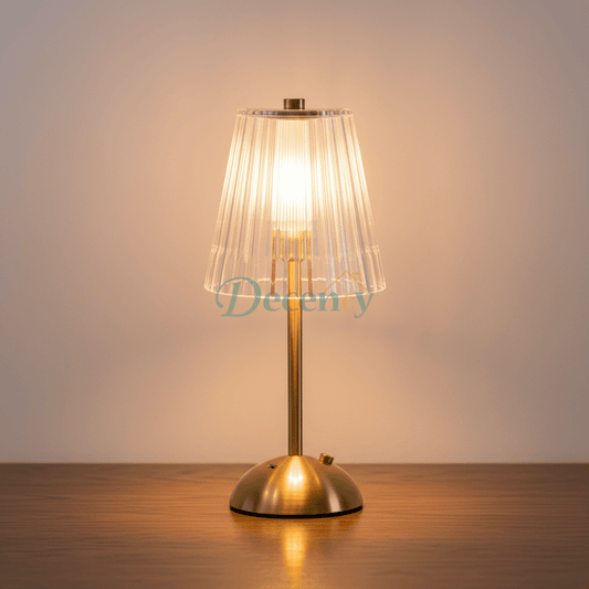 Crystal Diamond Table Lamp - Rechargeable LED Touch Control