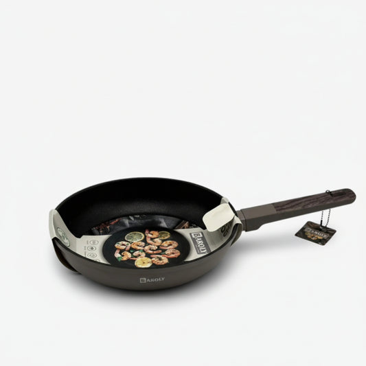 Baroly Professional Non-Stick Fry Pan Set – Premium Marble Coating with Ergonomic Heat-Resistant Handle