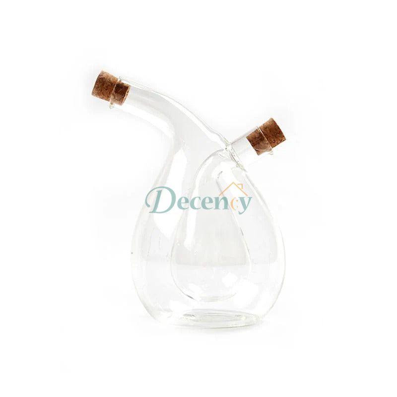 2 in 1 Oil & Vinegar Glass Jar