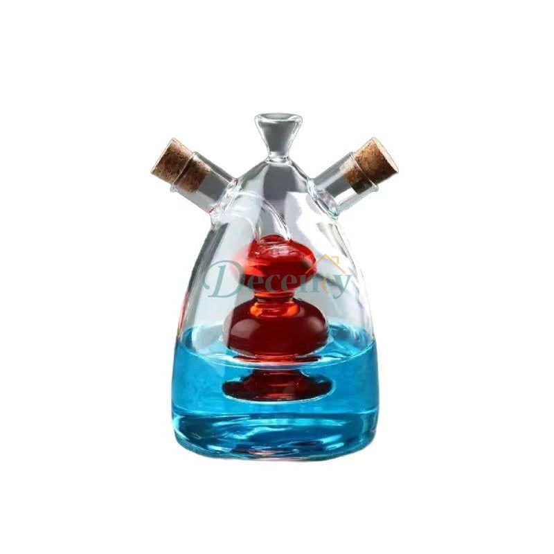2 in 1 Oil & Vinegar Glass Jar