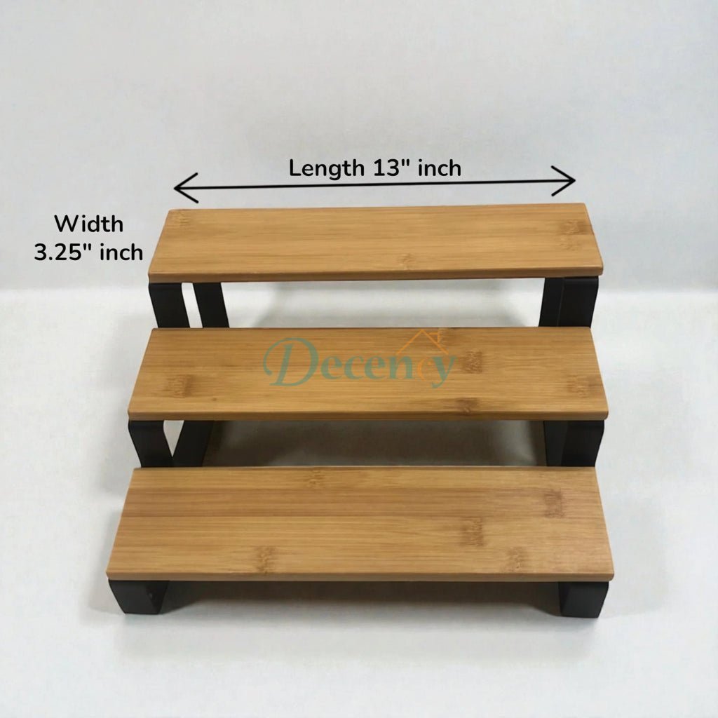 3-tier Bamboo Multipurpose Platter - Best for Serving Salad & Savories