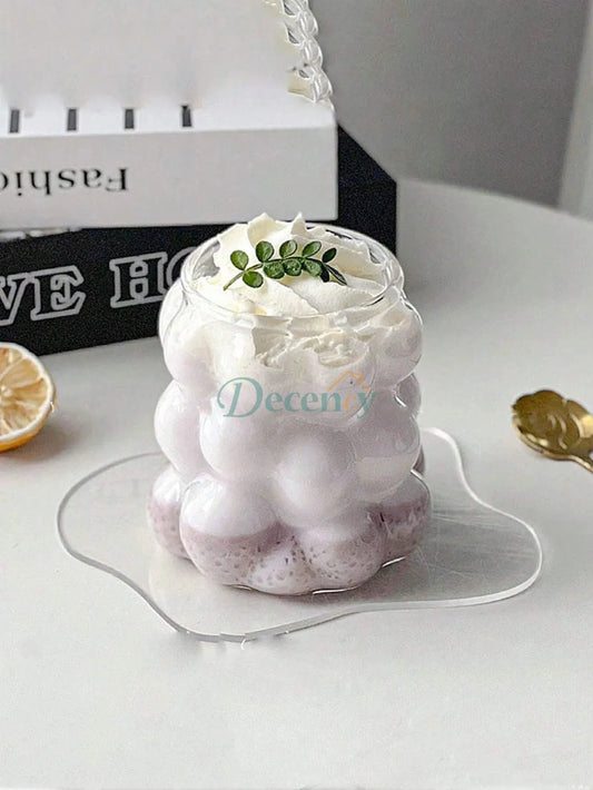 Grape Shaped Glass Coffee Cup Without Handle, Personalized Ins Style, Heat-Resistant High Borosilicate