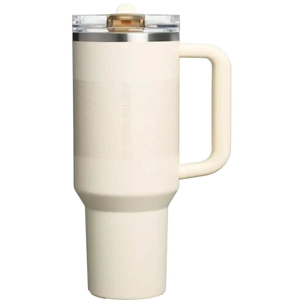 THE QUENCHER PROTOUR FLIP STRAW TUMBLER 40OZ - CREAM FADE