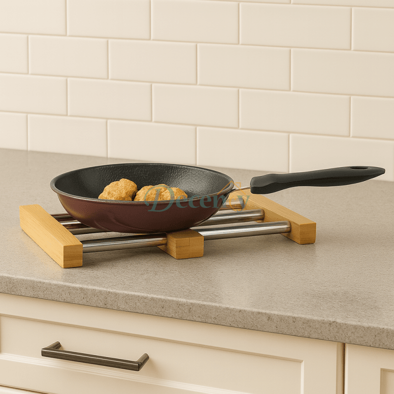 Shengya Wooden Expandable Wok Stand