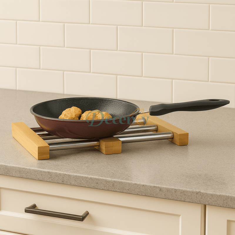 Shengya Wooden Expandable Wok Stand