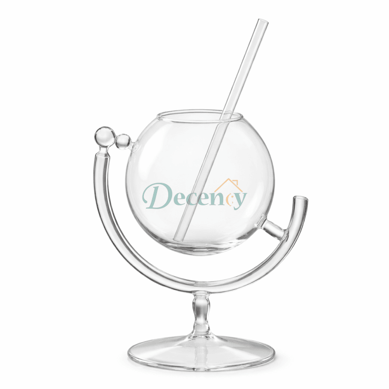 330 ML Glass Mug Sipper – Stylish Drinking Mug