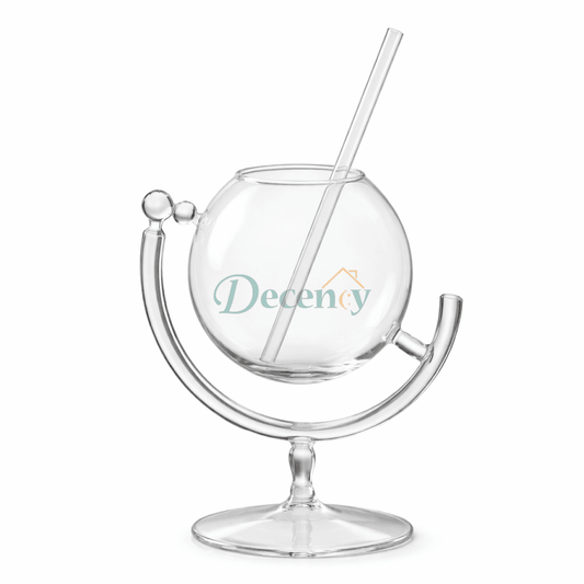330 ML Glass Mug Sipper – Stylish Drinking Mug