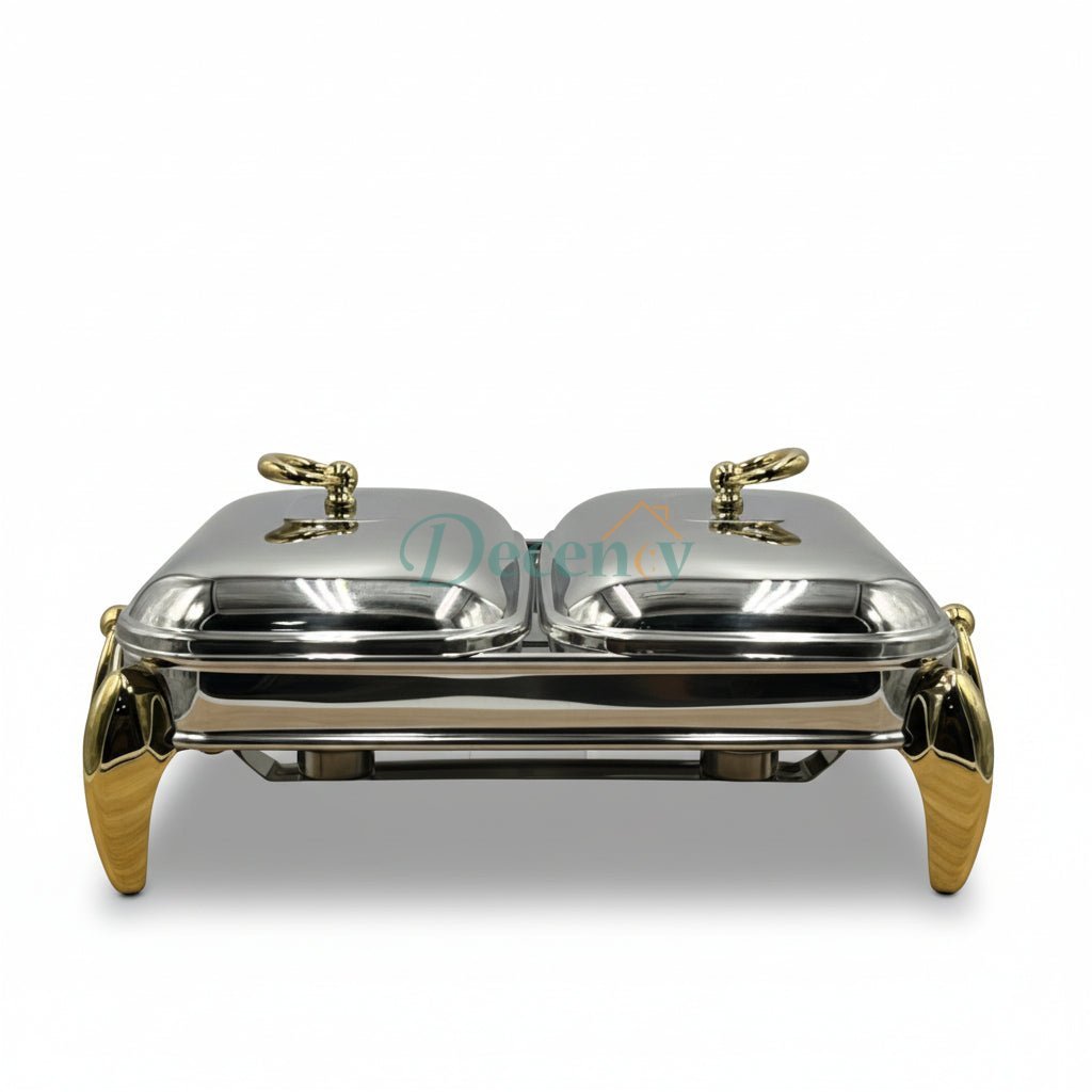 Food Warmer Dish With Burners (Capacity: 2x1.5 Liter)