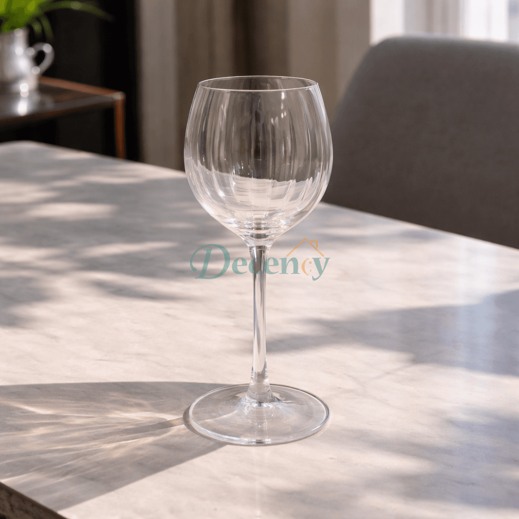 Crystal Round Champagne Goblets | 4 Pcs