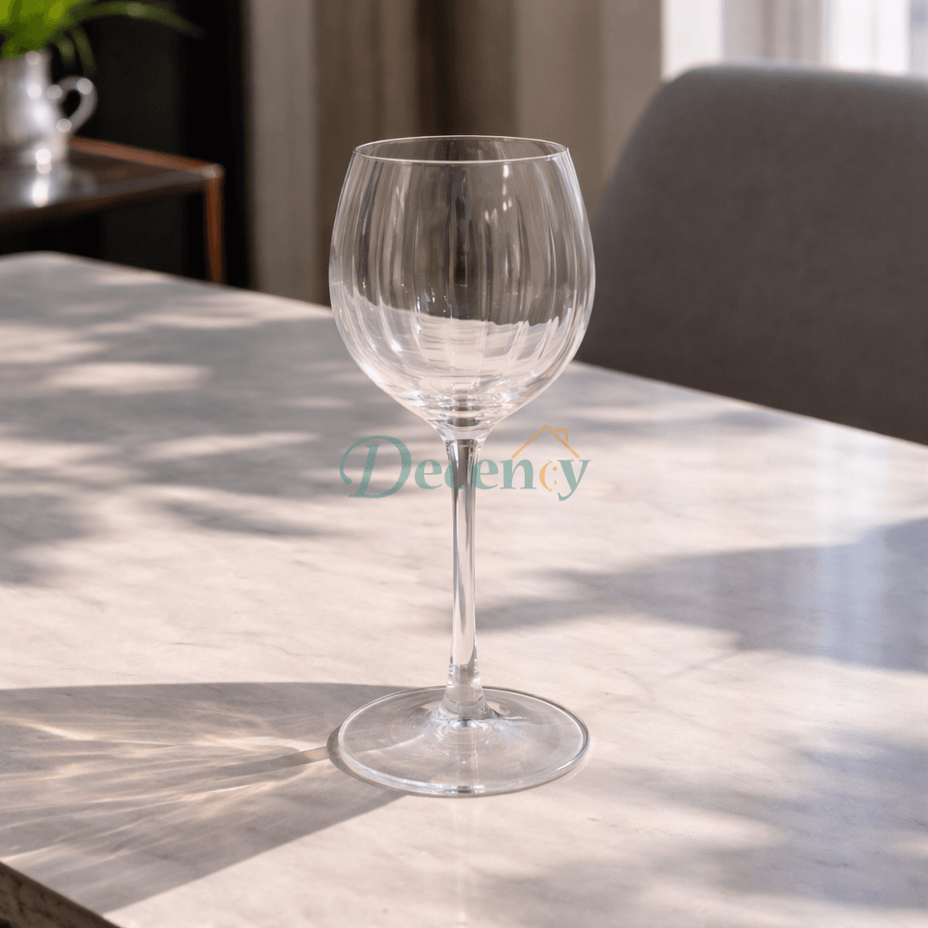 Crystal Round Champagne Goblets | 4 Pcs